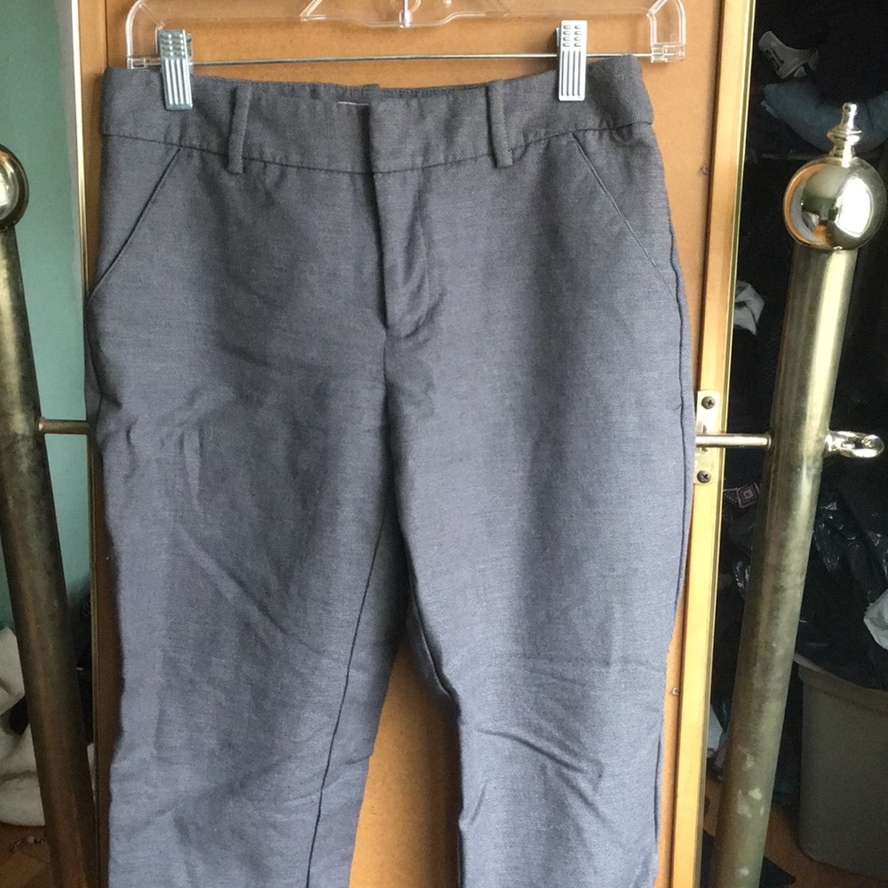 Grey ankle pants, chic work pants